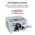 English version computerized electric wire stripping machine double wire peel and cut machines