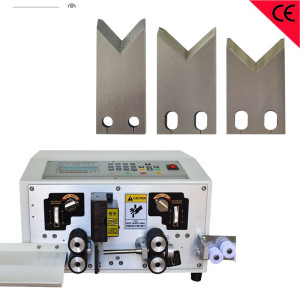 High speed steel automatic computerized wire stripping machine blade die cable stripper knives (2 pcs each set)