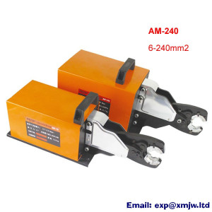 Cable Wire Terminals Crimper Tool AM-240 3.0T Pneumatic Crimping Machine 16-240mm2 Non-insulated Cable Lug AM-70 70mm2