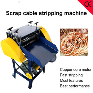 High Speed Scrap Copper Wire Stripping Machine Used Cable Processing Machine For Various Wire Stripper Recycle Project AC220V