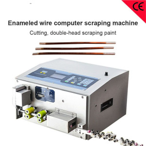 1-6mm square yarn covered Enameled wire computer scraping machine paint scrap strip cut machine