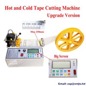 Big Screen Computer and Cold Cloth Belt Tape Cutting Machine Auto Magic Adhesive Zipper Webbing Machine Elastic Cut Tools