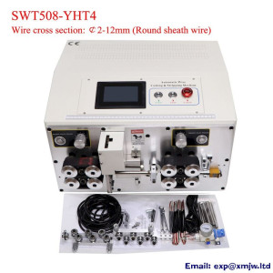 SWT508-YHT4 Diameter 2-12MM Wire Stripping Cutter Machine Round Sheath Inner And Outer Double Layer Peeling Tool 560W 220V 110V