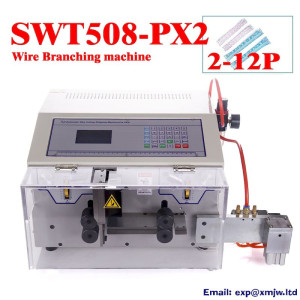 SWT508PX2 Computer Automatic Wire Stripper and Bending Machine Branch Flex Flat Cable 2-12P Cable Peeling Stripping Cutting Tool