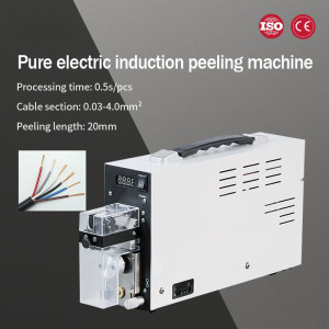 Electric Wire Stripping Machine Automatic Induction Wire Stripper Scrap Copper Cable Stripping Recycle Tool EW-1090