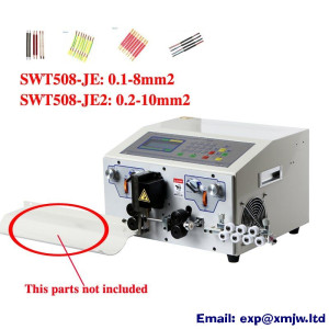 Automatic Computer Wire Peeling Stripping Machine 0.1-8mm² 0.1-10 mm² SWT508-JE SWT508-JE2 for Cable Cutting Stripper 4 Wheel