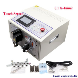 SWT-508SD/S Automatic Computer Wire Stripping Peeling Cutting Machine 0.1 to 4mm2 Wire Stripper Touch Screen Control 220V 110V