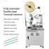 Fully Automatic Double Wire Terminal Cutting Stripping Crimping Machine Single-wire Parallel Cable Cutting Peeling Crimper