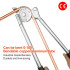 Manual Pipe Bender Metal Bending Machine For 180 Degree Metric 6/8mm/10mm/12mm/14mm/16mm Pipe Bender Hand Tool