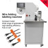 Wire harness Industry electric cable labeling machine power wire harness sticker taping folding machine