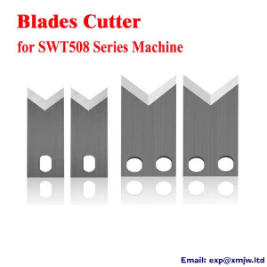 2pcs/set Tungsten Steel Knife Blades Cutter for SWT508C SWT508E SWT508MAX SWT508NX2 SWT508JE Stripping Cutting Machine