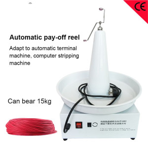 Wir harness release tray wire feeding tool cable deleer automatic reel wire pay off machine