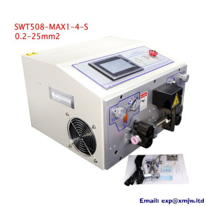 SWT508MAX Computer Automatic Wire Stripping Machine Cutting Cable Crimping and Peeling From 0.2 To 25mm2 SWT-508MAX1-4S