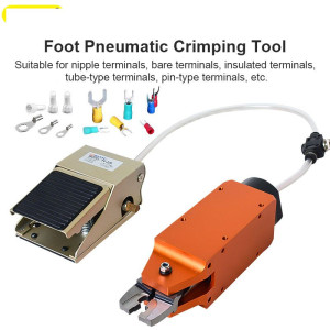 XF-30T 4CFN Foot-operated Pneumatic Crimping Machine, Small Electrical Splicing Wire Crimping Pliers