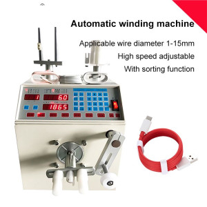 Type C, iphone, USB cable power wire binding tool Electric cable maker winding and tie machine