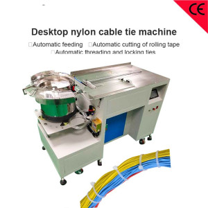 3-50 mm Desktop Nylon belt tie machine zip wire bunding equipment Automatic nylon cable tie machines
