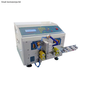 X-CS204 automatic  multicore cable cut and strip machine , inner and outer cable stripping