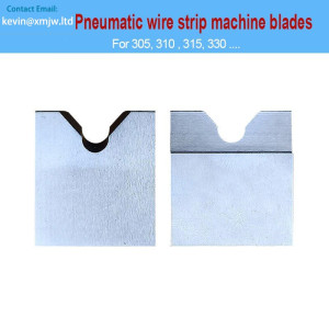 Pneumatic Cable Stripping Blade Die 310 330 Pneumatic Peeling Machine U, V Knife