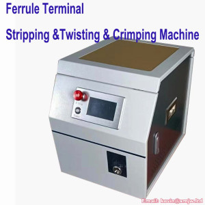 HS-AF02N Portable Wire Stripping and Twisting Ferrules Terminal Crimping Machine Insulator Tubular Terminal Crimping Machine