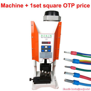Mute terminal crimping  machine and square quadrilateral OTP mold stamping die  terminal Applicator package