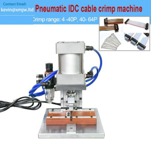 Pneumatic IDC cable crimping machine 8P 64P FFC cables press wire punch pliers machine