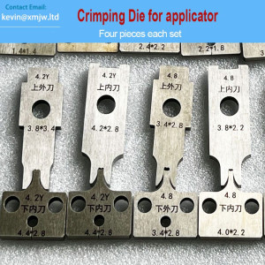 4.2 4.8 3.2y Wire Connector Terminal Vertical Horizontal Applicator Assebly Blades Di