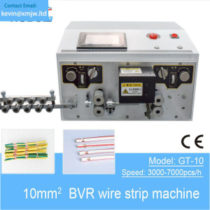 BVR Cable Stripping Machine 10 Square Wire Cutting and Stripping Machine LCD computerized operation system
