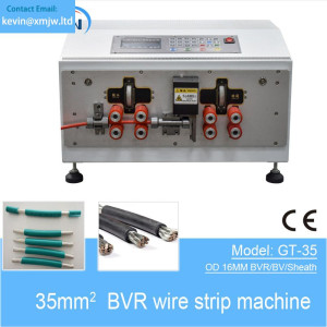 j0.1-35 mm square Wire Stripping Machine Sheath Cable Inner and outer jacket peeling Machine Eight wheels drive
