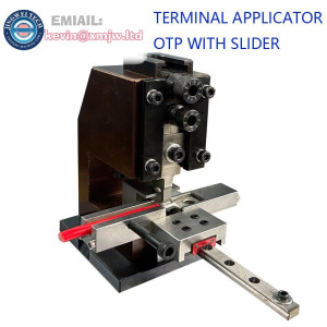 Customized Single Grain Ring Terminal OTP Mold   Die Applicator with Slider Cable Crimping Machine Terminal Crimping Applicator