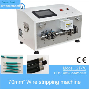High Voltage Power Cable Stripping Machine Automatic Cut and Strip Machine for 0.1-70 mm square wire