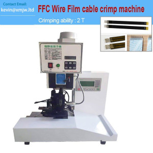 CNC film wire terminal crimping machine FFC flat cable punching PIN switch cables press machine