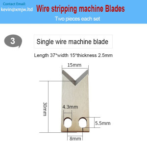 Single Wire Strip Machine Blade Die Automatic Cable Peeling Machine Cut Knives