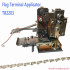 Vertical End Feed Flag Terminal Crimping Applicator OTP Mold for Crimping Machine TB 2203 6.3 Female Terminal
