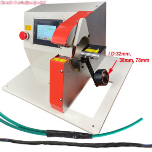 TW01 Wire Harness Tape Wrapping Machine Electronic Wiring PVC Tape Rotary Winding Machine Adhesive Tape Machine for Wiring Wrap