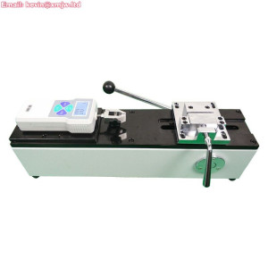 500N Horizontal Manual Force Stand Wire Tensile Strength Tester Terminal Crimping Connection Plug Pull Insertion Force Testing