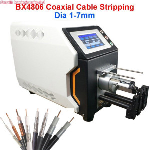 HS-4806 Semi-auto Coaxial Cable Stripper Coax Wire Stripping Twisting Machine