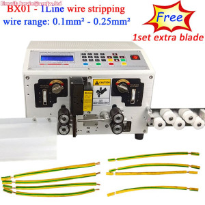 HS-BX01 ONELINE Striping peeling cutting machine Wire range AWG 13-27 Tungsten carbide Automatic machine