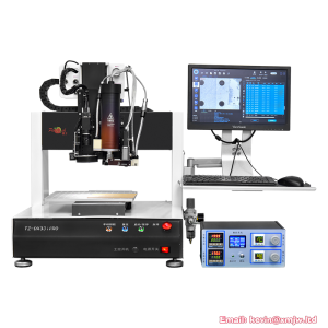 Desktop Ccd Visual Melt Jet Automatic Glue injection Dispensing Machine Two Component