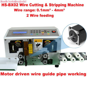 Electric Wire Cable Cutting Stripping Machine High Speed Automatic Copper Wire Cable Cut Strip Machine
