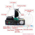 982 Semi-Automatic Epoxy Resin Dispensing Controllers Liquid 30ML Syringe Glue Dispenser