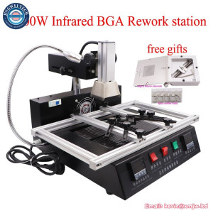 Infrared BGA Rework Station M770 with Solder Balls 90mm Stencils and High Cost Performance Raballing Machine 2 Zones 220V 1900W