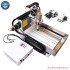 4axis CNC Router 6040 Water-cooled Spindle 2200W USB Mach3 Control Wood Carving Engraving Machine Woodworking Milling Engraver