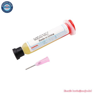 1pcs 10cc RMA-223 PCB Solder Paste Needle Shaped PGA BGA SMD With Flexible Tip Syringe Flux Grease Repair Solde