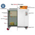 Industry Circuit Printhead DPF Block Parts Engine Cleaning Machine 100L 50L 40L Industrial Ultrasonic Cleaner