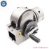 Universal CNC Dividing Head BS-0 4 / 5 Inch 4th Rotary Axis 100mm 125mm 3 Jaw Chuck Tailstock Center Height 100mm