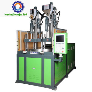 Vertical Two Color Car Key Injection Molding Machine Insert Parts Making Machine Energy Saving