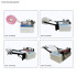 Small automatic film cutting machine, release paper cutter, flannel tape and metal sheet cutting machine Non-woven cloth cutting