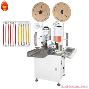 TR-05 Fully Automatic Double-head Crimper Machine Electric Wire Cable Terminal Machine Cutting and Stripping Crimping Machine