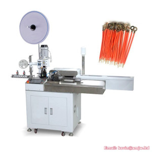 TR-DD02 Automatic  Wire Cutting Stripping Twisting Terminal Crimping Machine Five-wire End Single-head Tin Dipping Machine