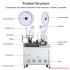 TR-DS05 New Fully Automatic Double-head Terminal Machine Cold-pressed Peeling Pre-insulated Terminal Automatic Crimping Machine
